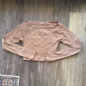 Free People Cropped Long Sleeve